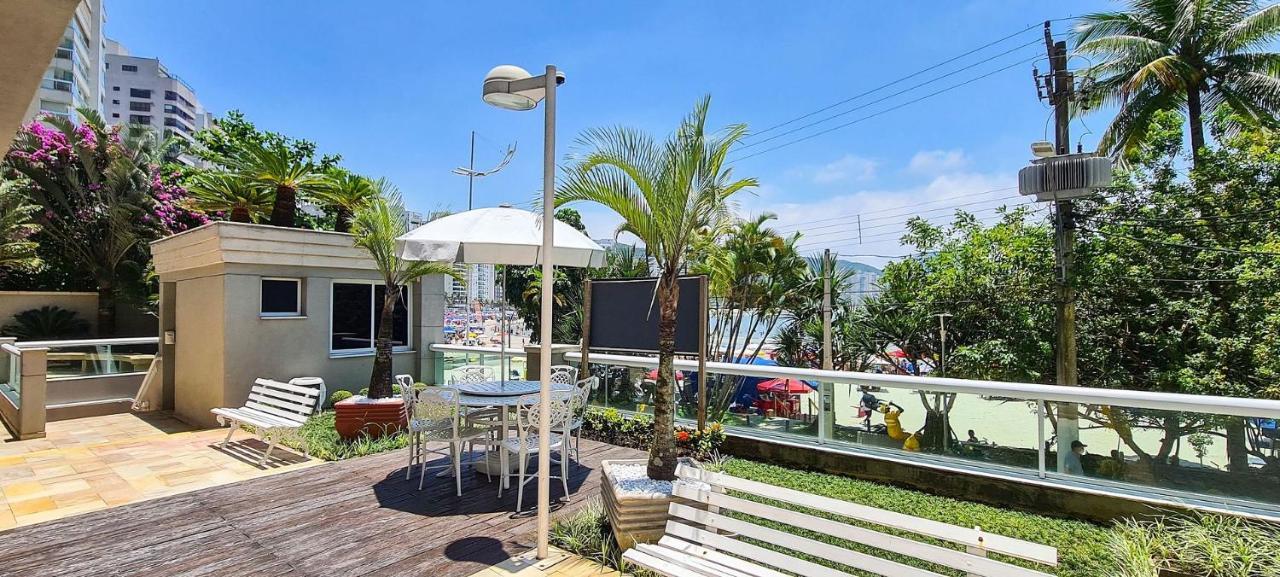Apto Com Garagem E Lavanderia Em Frente A Praia Guarujá Extérieur photo